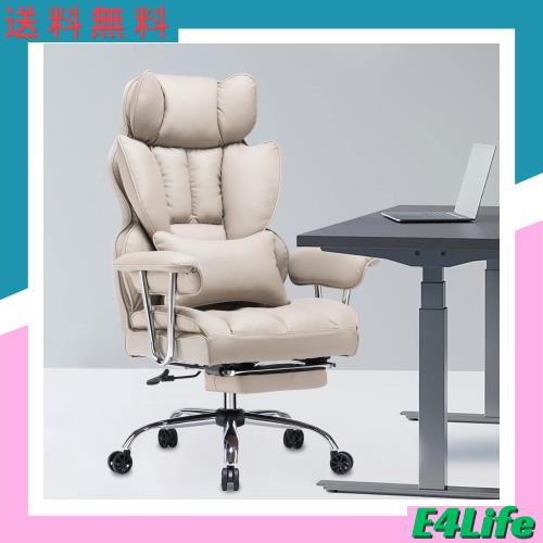 HEKIKU ゲーミングチェア オフィスチェア ゲーム用チェア デスクチェア パソコンチェア オットマン付き １3５度ロッキング機能 ハイバッの通販は