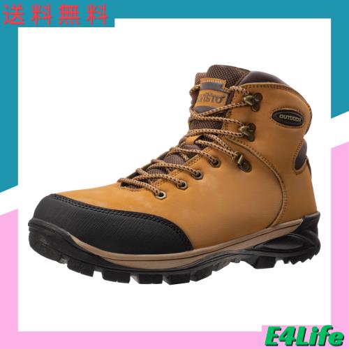 [Alvisto] 防水ブーツ メンズ イエローブーツ 革 ハイカット スニーカー メンズブーツ 黒 革ブーツ 滑らない ショートブーツ レースアッの通販は 5,135円