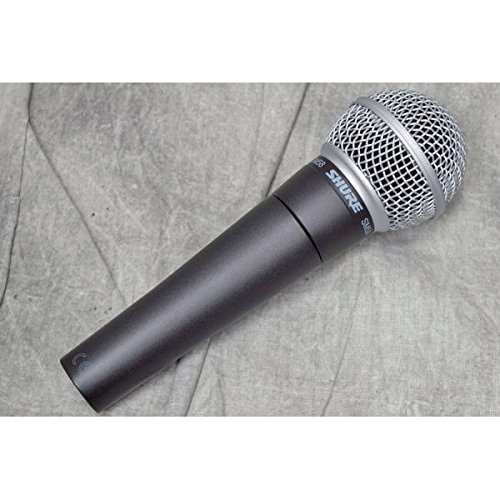 SHURE シュア SM58S ダイナミックマイク : ON/OFFスイッチ付き マイクスタンド用ネジ無 単一指向性 カーディオイド XLR 有線 ボーカル 歌_1
