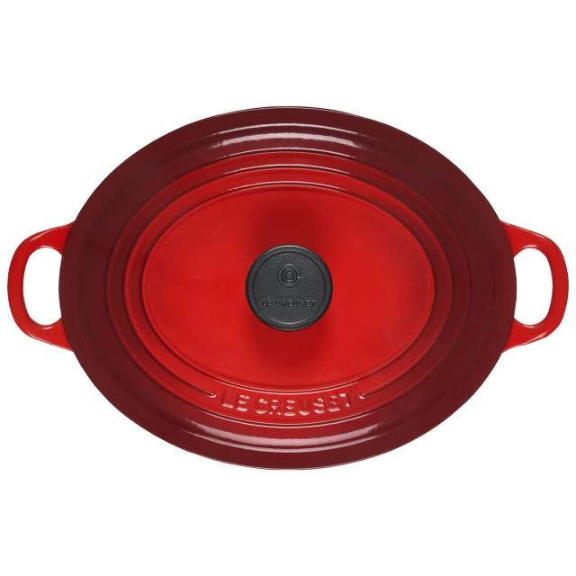 ル・クルーゼシグニチャー ココット・オーバル 27cm チェリーレッド