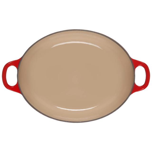 ル・クルーゼ(Le Creuset) 鋳物 ホーロー 鍋ココット・オーバル25 cm