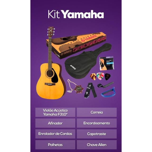 ヤマハ YAMAHA F-310P NAT 小物セット付き アコースティックギター_2