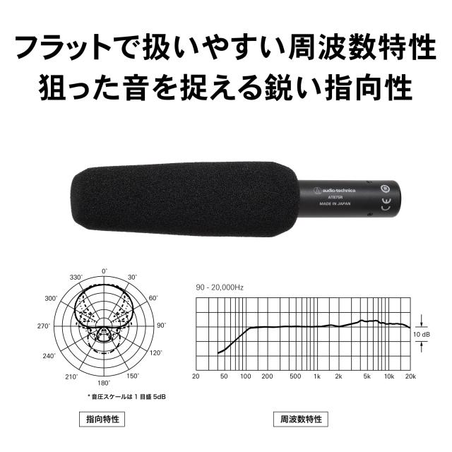 オーディオテクニカ AT875R ショットガンマイク XLR コンデンサー
