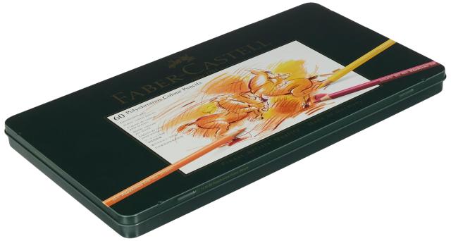 ファーバーカステル ポリクロモス色鉛筆 60色 缶入 110060 [日本正規品