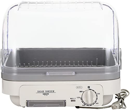 [山善] 食器乾燥器 (5人分) 120分 タイマー付き ライトグレー (自然対流式) (抗菌/防カビ) YD-180(LH)_7