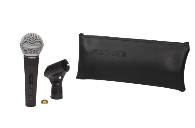 SHURE シュア ダイナミックマイク SM58SE : ON/OFFスイッチ付き マイクスタンド用ネジ有 単一指向性 カーディオイド XLR 有線 ボーカル_1