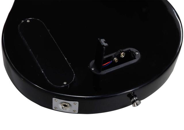 K-GARAGE スピーカー付ミニギター LPタイプ SLP-180 ブラックの