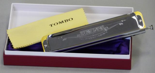 TOMBO トンボ クロマチックハーモニカ 22穴 スライド式 ユニカ 1244C セット商材付き_2