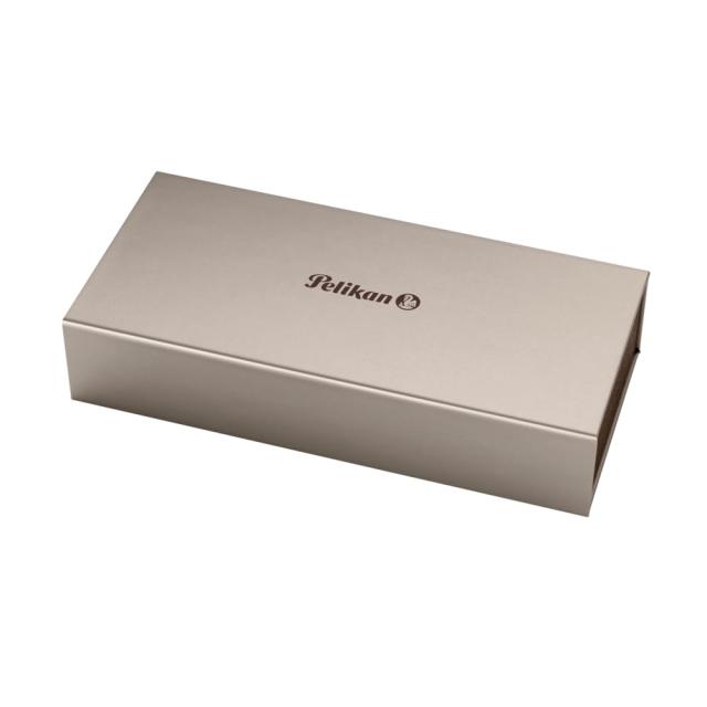 Pelikan ペリカン 万年筆 B 太字 スーベレーン グリーンストライプ M1000 正規輸入品_6