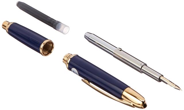 PILOT 万年筆 マンネンヒツ キャップレス DL F ダークブルー FC15SRDLF