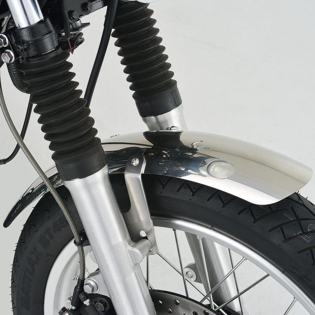 デイトナ(Daytona) ショート フロントフェンダー ステンレス製バフ