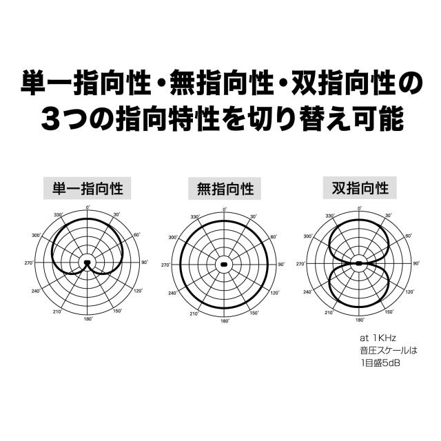 オーディオテクニカ AT2050 コンデンサーマイク XLR 単一指向性マイク / 双指向 / 全指向 / ローカットスイッチ / PADスイッチ / 専用シ_2