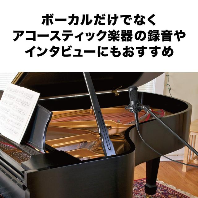 オーディオテクニカ AT2050 コンデンサーマイク XLR 単一指向性マイク / 双指向 / 全指向 / ローカットスイッチ / PADスイッチ / 専用シ_3