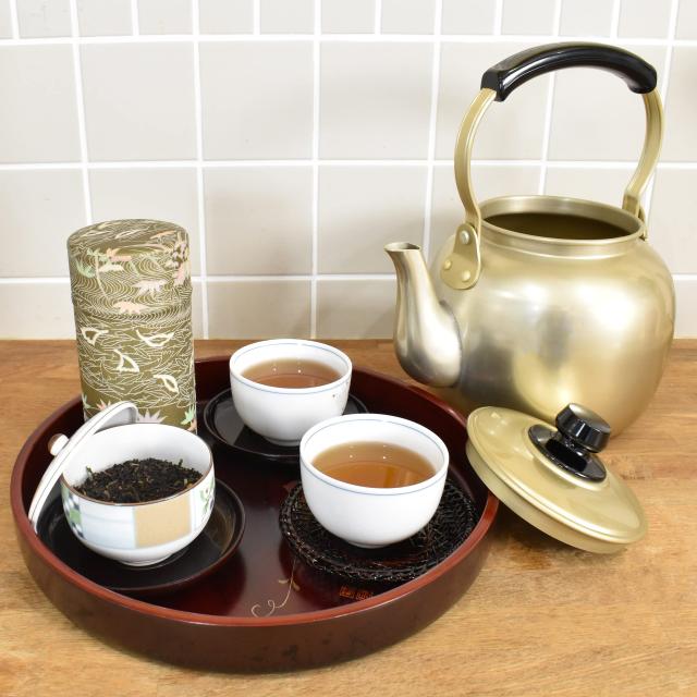 アカオアルミ 湯沸 5l アルミニウム(しゅう酸アルマイト)、ツル