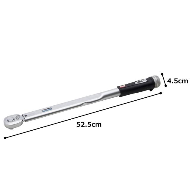 トネ(TONE) プレセット形トルクレンチ(ダイレクトセット・ホールドタイプ) T4MN200H 差込角12.7mm(1/2”) ブラック 200N・m_4