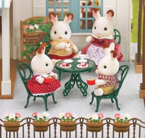 シルバニアファミリー 家具 【 ガーデンテーブルチェアーセット 】 カ
