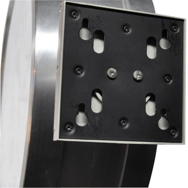 ダルトン(Dulton) ダブルフェイス ウォール クロック ブラック 存在感ある壁付け両面時計 高さ380mm 幅445mm 奥行130mm S82429BK