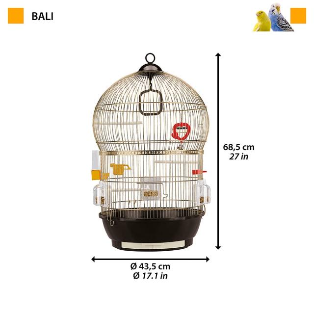 ファープラスト バリ ゴールド Bali Gold 鳥籠 ゲージ フルセット アンティークブラス 小型鳥用