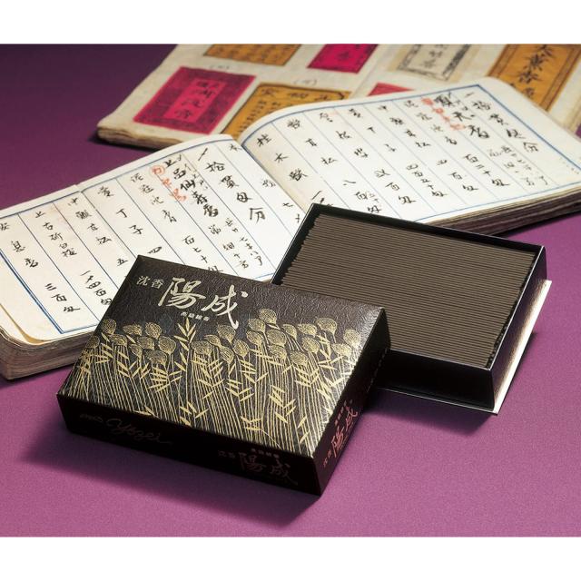 玉初堂(Gyokushodo) 線香 沈香 陽成 大バラ スティック 茶 約13.8cm