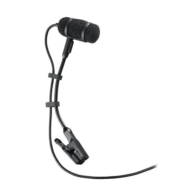 美品 オーディオテクニカ PRO35 AT8538 楽器用 演奏 SAX 管楽器 オーディオテクニカ PRO35 コンデンサーマイク XLR 金管楽器用
