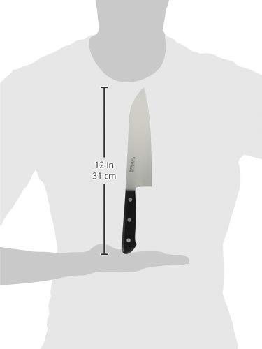 ミソノ(Misono) モリブデン鋼 三徳庖丁(ツバナシ) No.681/18cm_1