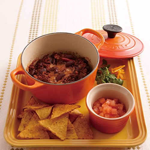 ル・クルーゼ(Le Creuset) 鋳物 ホーロー 鍋 ココット・ロンド 14 cm オレンジ ガス IH オーブン 対応 【日本正規販売品】_2