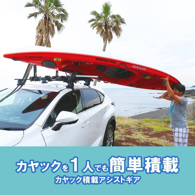 カーメイト(CARMATE) ルーフキャリア inno 可動式アームタイプ カヤック INA453JP