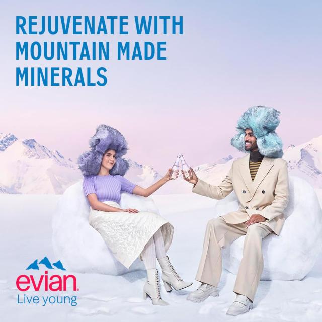 Evian(エビアン) グラスボトル 750ml×12本_1