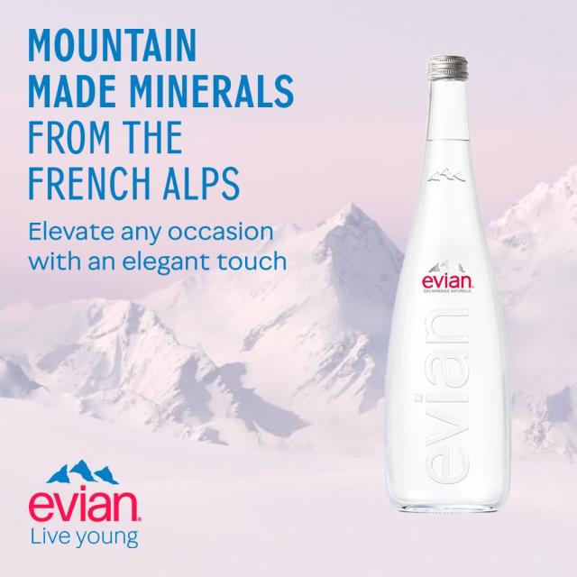 Evian(エビアン) グラスボトル 750ml×12本_2