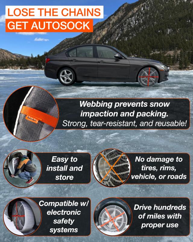 オートソック(Autosock) AutoSock 「布製タイヤすべり止め」 チェーン