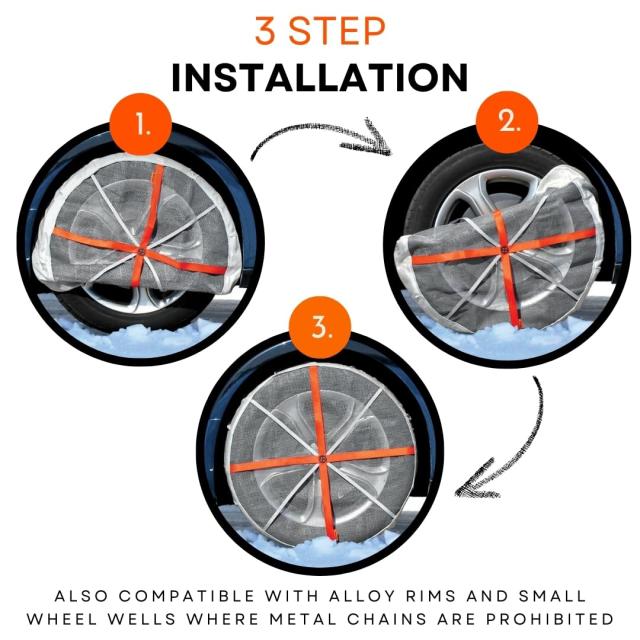 AutoSock(オートソック) 「布製タイヤすべり止め」 チェーン規制適合 オートソックハイパフォーマンス 正規品 ASK540