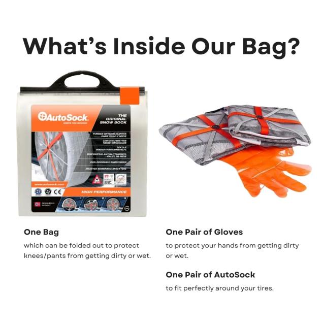 【新品未使用】AutoSock/オートソック　布製タイヤチェーン/滑り止め　685 布製タイヤ すべり止め」 チェーン規制適合 オートソック