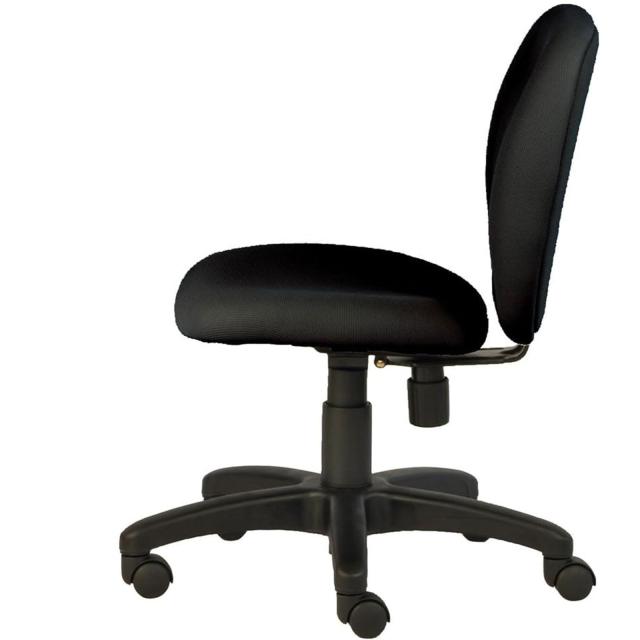 プラス オフィスチェア デスクチェア NEXIS/ネクシス61 C01 肘無し ブラック コンパクト ロッキング機能 昇降機能 KC-NX61SL BK 601058