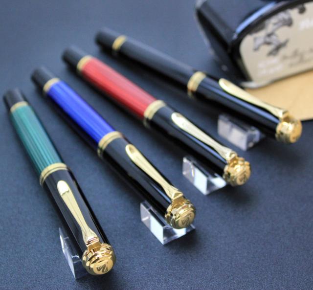 美品 ペリカン スーベレーン M300 緑縞 B 太字 万年筆 ペリカン スーベレーン M400万年筆緑縞 B 太字 M400 【公式通販】