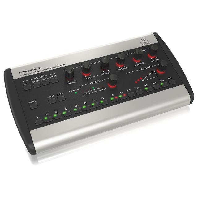 中古】Behringer キューボックス 16ch リミッター 24bitのDA