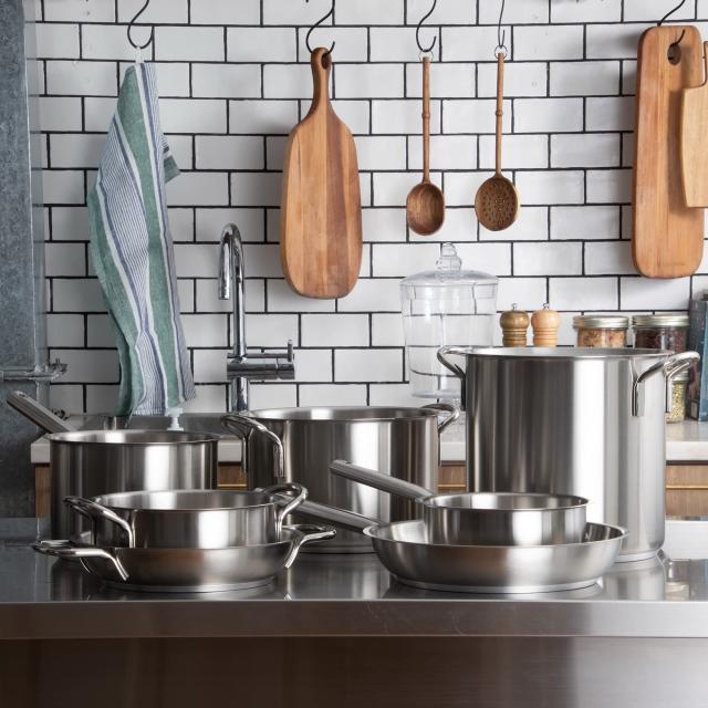 遠藤商事 業務用 (ムラノ) インダクション 寸胴鍋 28cm IH対応 (蓋無