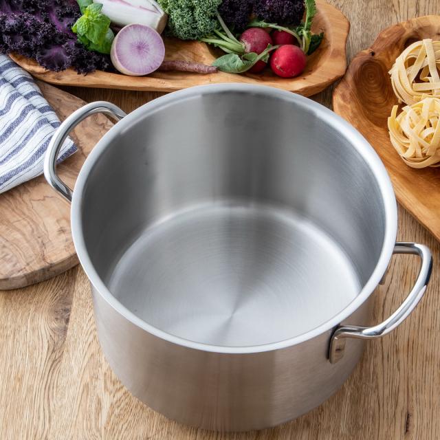 遠藤商事 業務用 ムラノ インダクション 半寸胴鍋 36cm (蓋無) IH対応 18-8ステンレス AHVA306_2