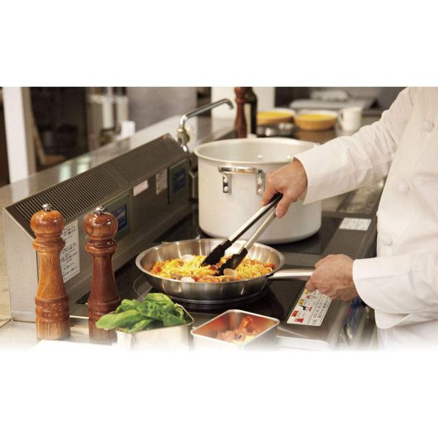 遠藤商事 業務用 ムラノ 外輪鍋 18cm IH対応 18-8ステンレス/内面テフロン加工 ASTI002