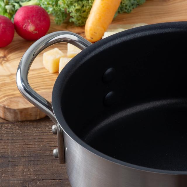 遠藤商事 業務用 ムラノ 外輪鍋 28cm IH対応 18-8ステンレス