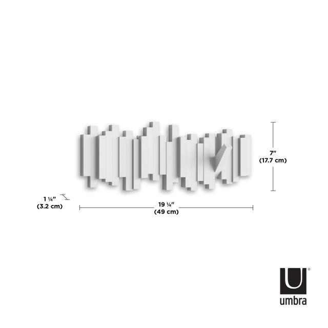 umbra STICKS MULTI HOOK 壁掛けフック ホワイト 収納 ウォール