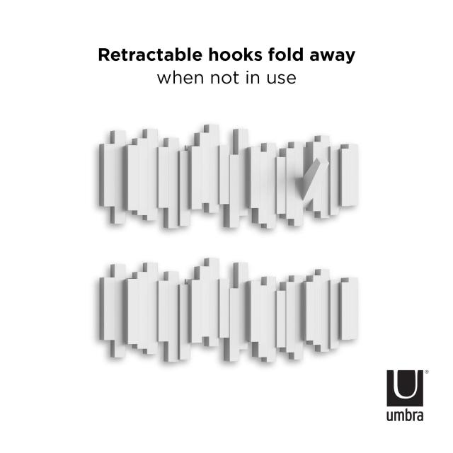 umbra STICKS MULTI HOOK 壁掛けフック ホワイト 収納 ウォール