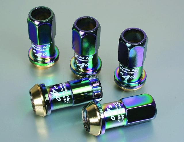 KYO-EI 協永産業 Racing Composite R40 M12×P1.5 Lock＆Nut ネオクロ 個数:20P 品番 RC-11N