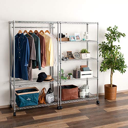 ドウシシャ ルミナス レギュラー ラック スチールラック 収納棚 幅90 3  