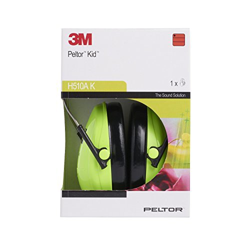 3M Peltor 子供用 防音 イヤーマフ ヘッドバンド式 ネオン