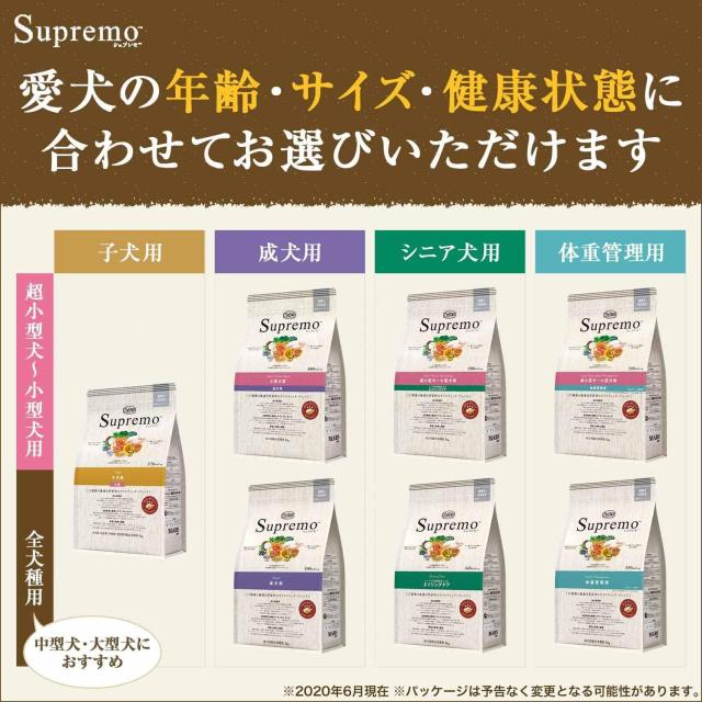 Nutro ニュートロ シュプレモ 小型犬用 成犬用 6kg ドッグフード【自然素材/着色料 無添加/消化に良い/大容量/小粒】_4