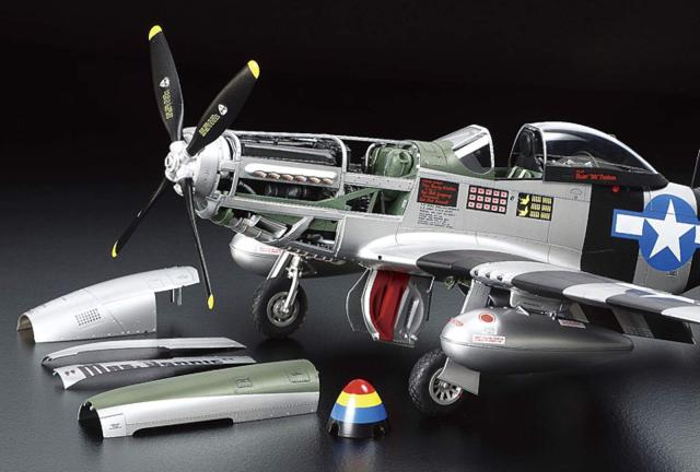 タミヤ 1/32 エアークラフトシリーズ No.23 アメリカ陸軍 ノースアメリカン P-51D/K マスタング 太平洋戦線 プラモデル 60323 マルチカラ_1