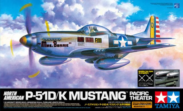タミヤ 1/32 エアークラフトシリーズ No.23 アメリカ陸軍 ノースアメリカン P-51D/K マスタング 太平洋戦線 プラモデル 60323 マルチカラ_6