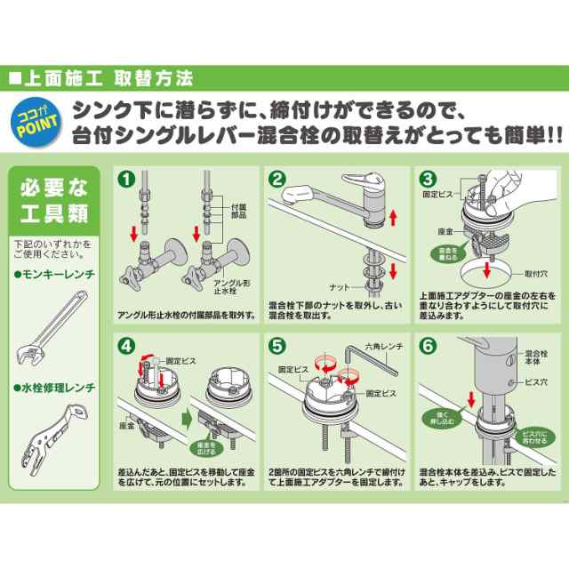 カクダイ 台所用 台付 給湯制限付 エコ シングルレバー混合栓 シンク下