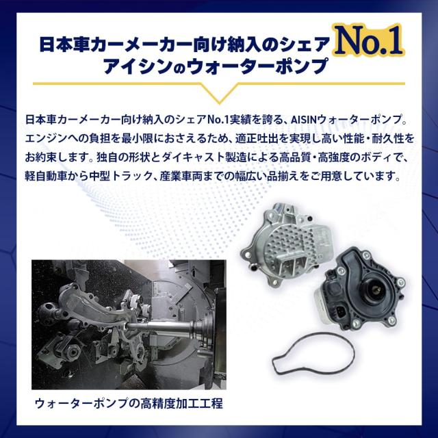 アイシン(AISIN) 車用 ウォーターポンプ Water Pump WPT-190の通販はau