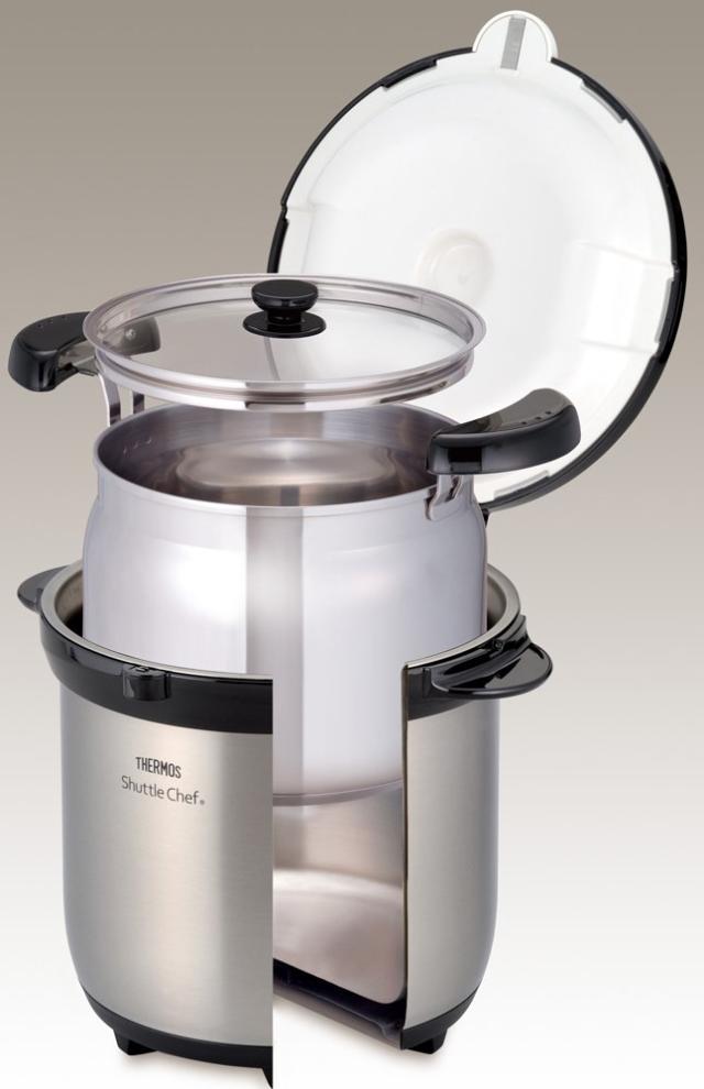 サーモス 真空保温調理器 シャトルシェフ 4.5L (4~6人用) クリア